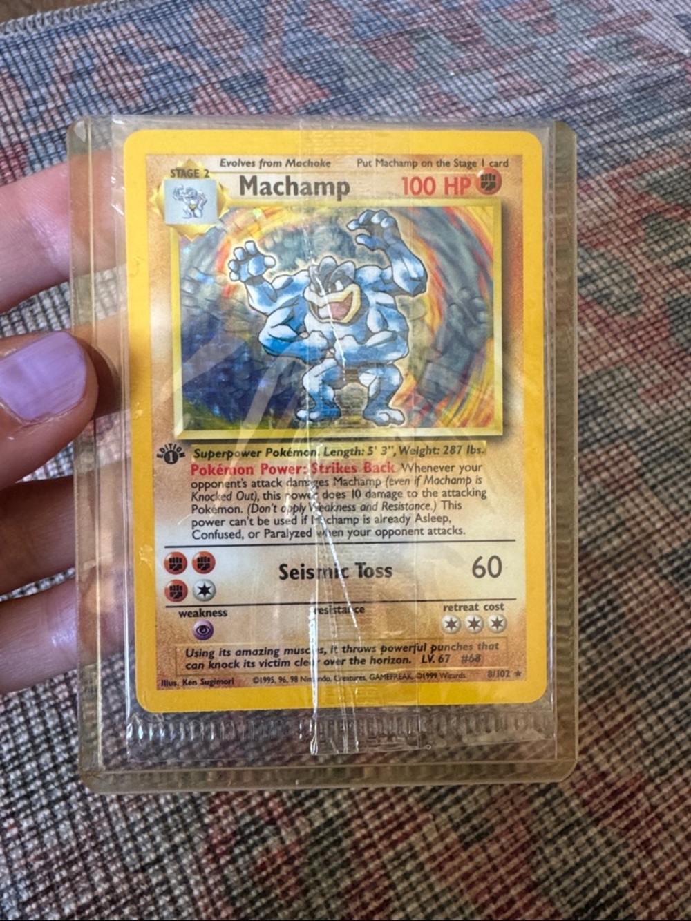 Base Set Machamp (8/102 holo)